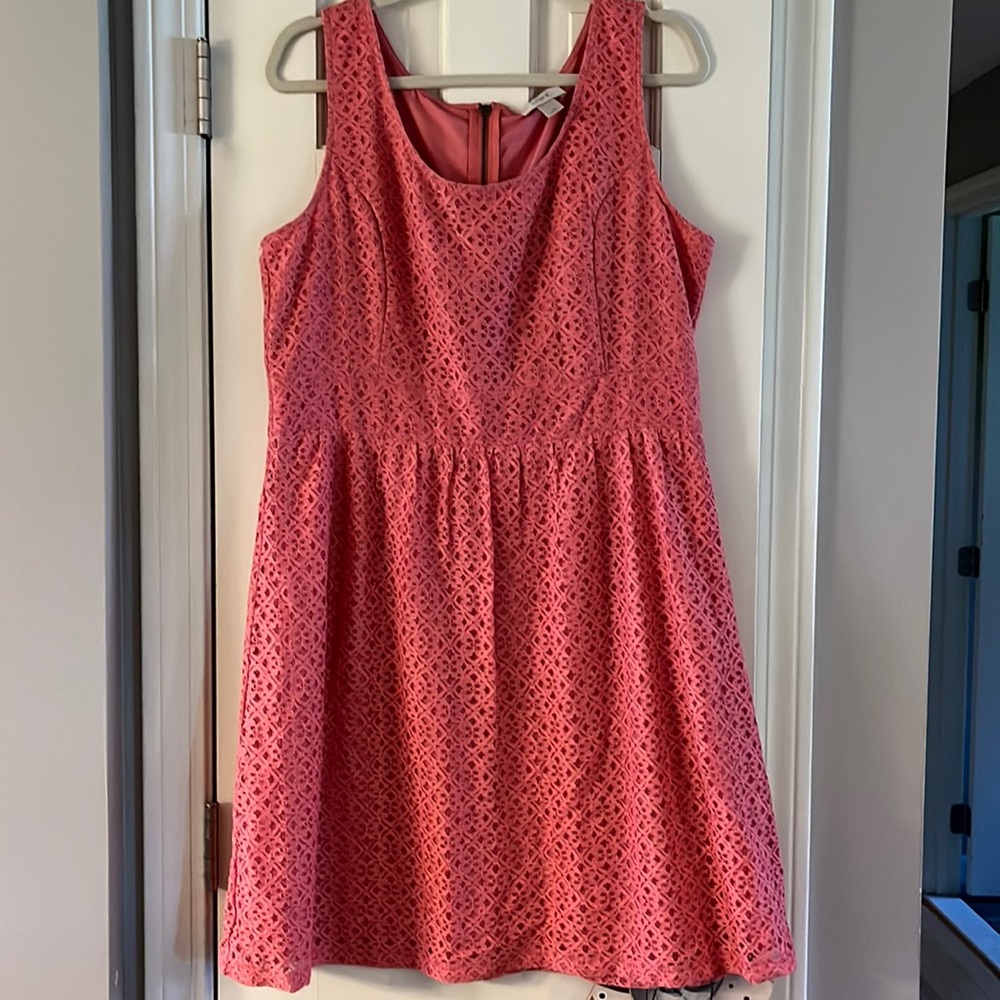 LOFT Coral Dress, size 14.